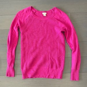 Hot Pink Knit Sweater